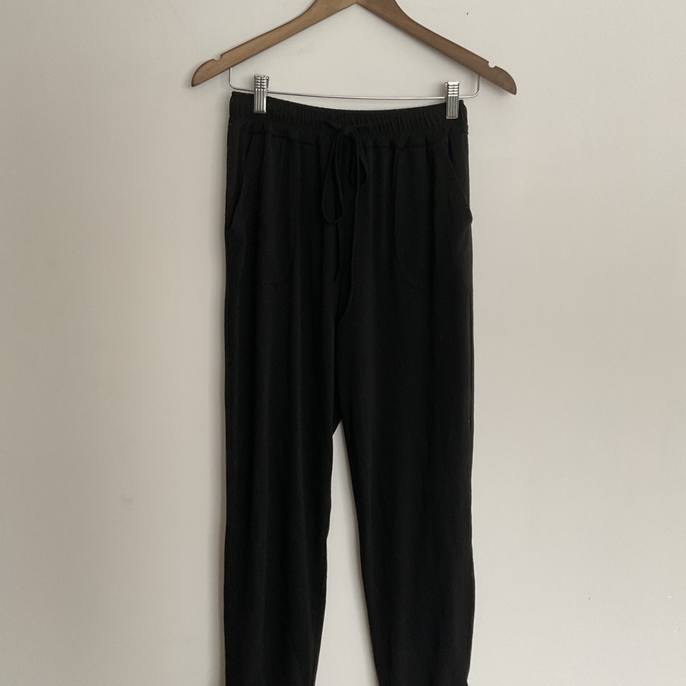 Black Lightweight Casual Pants